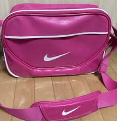 NIKE ナイキ　スポーツバッグ ショルダー　ピンク/ホワイトのサムネイル