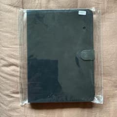 iPadカバー iPadケース 11インチ 合皮 ブックタイプ ブラックのサムネイル
