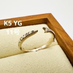 agete アガット リング K5 魚座 バイパス 11号 ゴールド YG - メルカリ