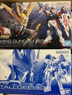 新品】RG 1/144 ウイングガンダムゼロ、RG トールギスⅢ 2点セット