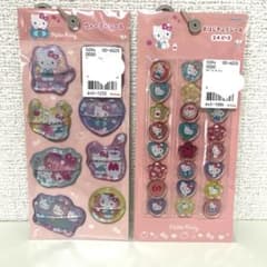 国内正規品 サンリオ キティ おはじきふうシール ウォーターシール