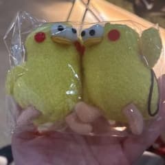 ポインコ兄弟 ぬいぐるみストラップ 2個セットのサムネイル
