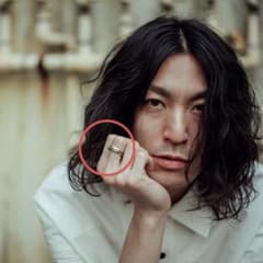 志磨遼平　着用　指輪　イオッセリアーニ　ドレスコーズ　毛皮のマリーズ 志磨遼平 着用 指輪 イオッセリアーニ ドレスコーズ 毛皮のマリーズ