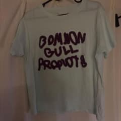 common gull products ロゴ刺繍 Tシャツ　ミントグリーンのサムネイル
