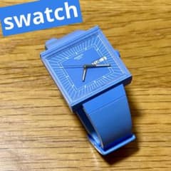 スウォッチ swatch WHAT IF…SKY? SO34S700 四角い時計