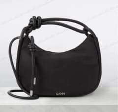GANNI ガニー Knot Baguette ブラック バッグのサムネイル