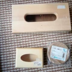 トールペイント　白木　３点のサムネイル