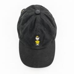 PEANUTS刺繍 ベースボールキャップ ブラックのサムネイル