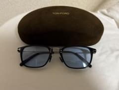 TOM FORDトムフォード スクエア型サングラスブルーレンズ期間限定値下げ中のサムネイル