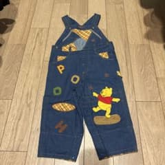 Winnie the Pooh denim overalls, size 90cm, unisex.