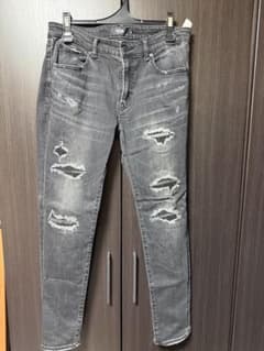 AZUL BY MOUSSY スキニーデニム ダメージ加工 XLのサムネイル
