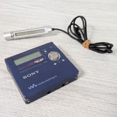 ジャンク品 ソニー SONY MZ-R909 ブルー MDレコーダー プレーヤー