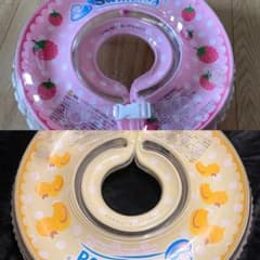 スイマーバ　一つ。　アヒル　黄色　レギュラーサイズ　首リングのサムネイル