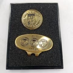 クリップ式ゴルフマーカー ニッカウイスキーのロゴ入り　余市蒸溜所のサムネイル