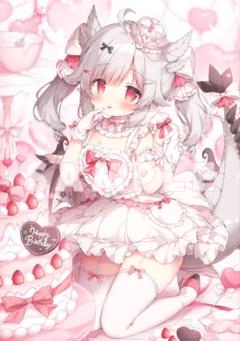 桃豆こまもち　タペストリー　4種セット Amazon.co.jp: 桃豆こまもち先生 差分版 こまこちゃんB2