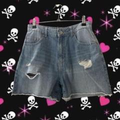 90s ドルガバ　D&G デニム　ハーフパンツ　ショート　y2k アーカイブ　L 90s ドルガバ D&G デニム ハーフパンツ ショート y2k アーカイブ L