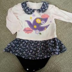 ワンピース風ロンパース小花柄のサムネイル