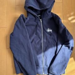 STUSSY ジップアップパーカー ネイビーのサムネイル