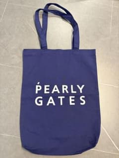 未使用品】PEARLY GATES パーリーゲイツ トートバッグ ネイビー - メルカリ