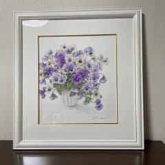 水彩画 額装のサムネイル