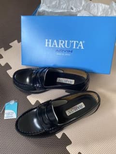 HARUTA 黒 ローファーのサムネイル