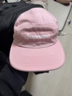 Supreme ピンク ワークキャップ