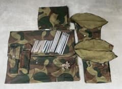 希少 ベルギー軍 ブラッシュストロークカモ パップテント 軍幕 シェルターハーフ 希少 ベルギー軍 ブラッシュストロークカモ パップテント 軍幕