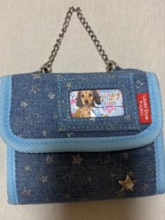【未使用】財布　平成　Y2K デニム　パピオン　DREAMY PUPPY 当時物 平成レトロ♡】実写犬 Lovely Style Project デニム 財布 - メルカリ