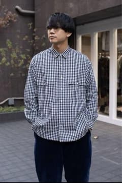 Porter Classic ロールアップシャツ（NAVY）のサムネイル