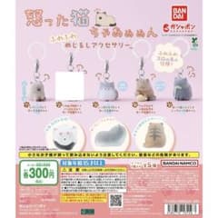 怒った猫ちゃあああん めじるしアクセサリー 4種セットのサムネイル