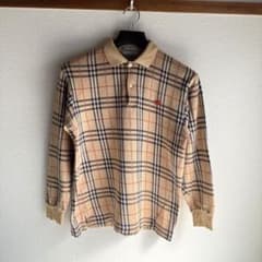 Burberrys ノバチェック柄 長袖ポロシャツ M - メルカリ