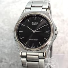 CASIO MTP-1130 Quartz Round Watch, Silver