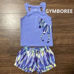 【アメリカ購入品】ジンボリー セットアップ タンクトップ ショートパンツ　ゼブラのサムネイル