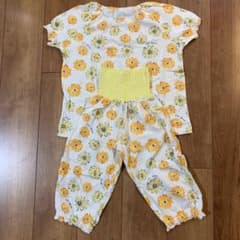 【シール付】combi mini130cmコットン腹巻付パジャマのサムネイル