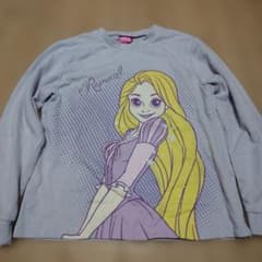 140cm Disney Princess ラプンツェル トレーナー　紫のサムネイル