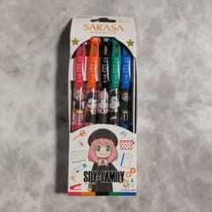 ❤️新品未使用❤️サクラ⭐️スカラー5点セット 数量限定】新品未使用/SARASAクリップ スパイファミリー 5色セット
