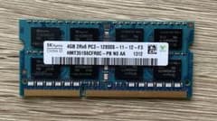 SK hynix DDR3-1600 4GB SO-DIMM ノートPC用メモリのサムネイル