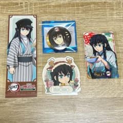 鬼滅の刃 ワールドツアー 缶バッジ 明治村 しおり 宅麺 時透無一郎