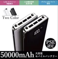 3台同時充電可能 ハイスペックモバイルバッテリー 50000mAhのサムネイル