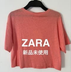 【新品】ZARA ガールズ リネン混Tシャツ 140cmのサムネイル