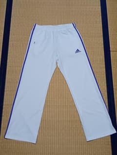 adidas トラックパンツ ホワイト ブルーのサムネイル
