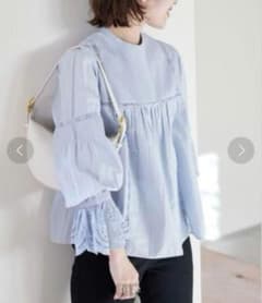 SLOBE IENA ピンタックレースブラウスのサムネイル
