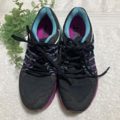 NIKE ナイキ エアマックス ブラック×パープル×水色 スニーカー 23.5のサムネイル