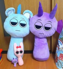 非売品レア♥スプランキーBIGぬいぐるみ♥ラディオレンジェビンダープル等５点♥ スプランキー BIGぬいぐるみ 5点セット - メルカリ