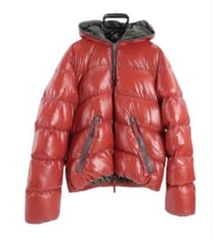DUVETICA デュベティカ ダウンジャケット 48 レッド - メルカリ