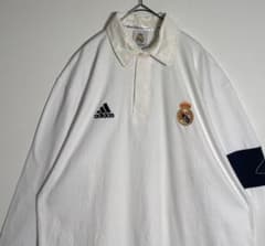 adidas レアル・マドリード　刺繍ロゴ　ラウール　7 長袖　ユニホーム adidas レアル・マドリード 刺繍ロゴ ラウール 7 長袖