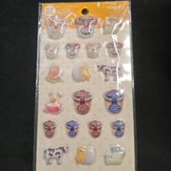 OHAYO ジャージー牛乳プリン ステッカー シール 非売品　未開封のサムネイル