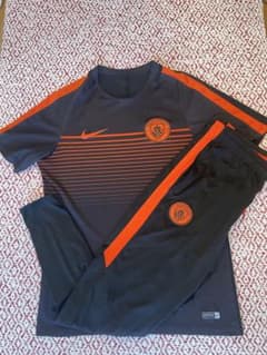Manchester City 16/17 Training Wear Set (Top and Bottom) - Retro Soccer