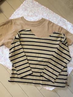 GAP Tシャツ➕ボーダー7部シャツT 150のサムネイル