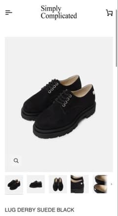 simplycoplicated LUGDERBY SUEDEのサムネイル